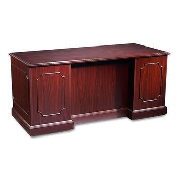 HON® 94000 Series "l" Workstation Desk For Return On Right, 66" X 30" X 29.5", Mahogany freeshipping - TVN Wholesale